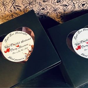 Velvet Chocolate Ambrosial Cherry Macarons 3 oz Soy Wax Melts